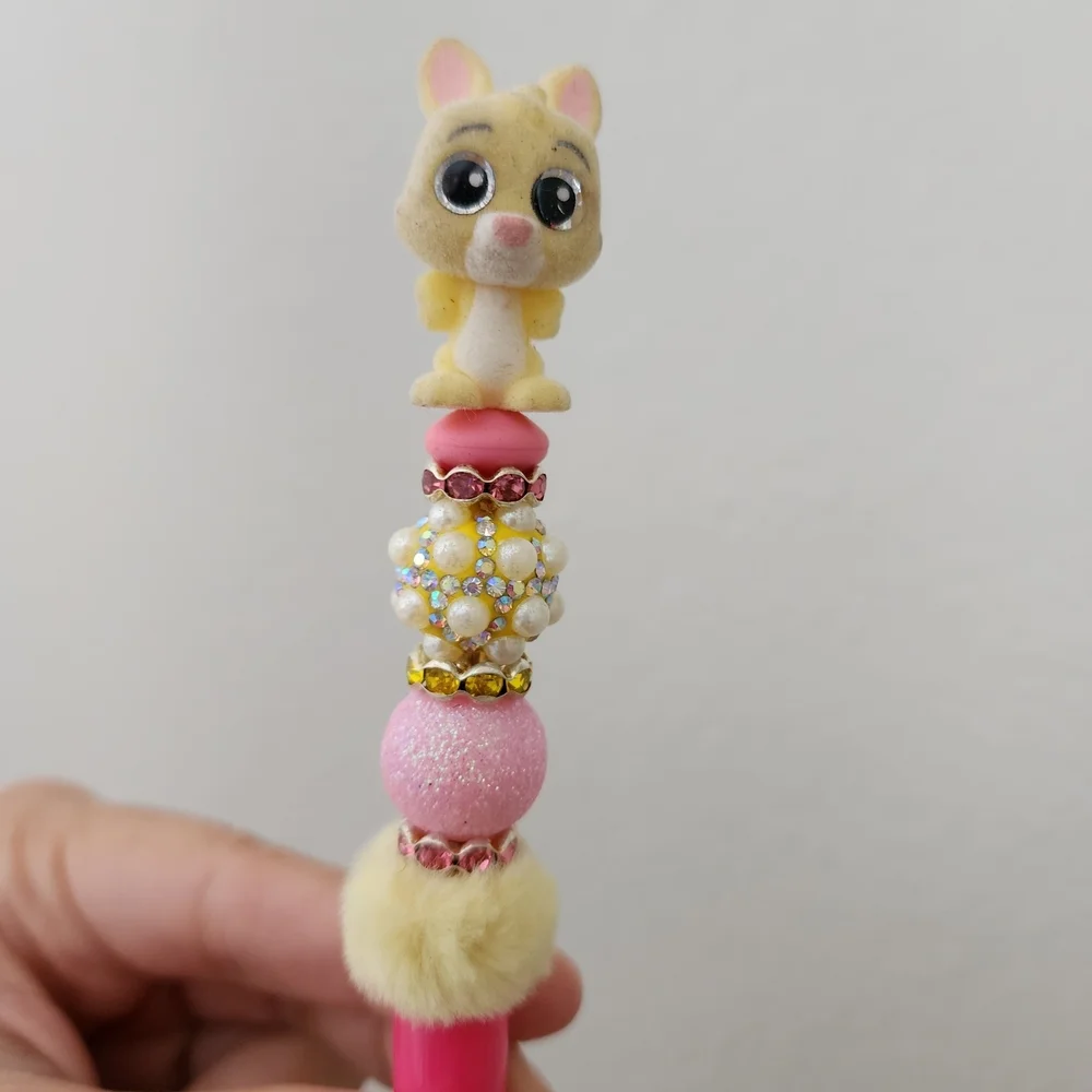 Disney Rabbit Custom Beaded Pen Black Ink Doorable